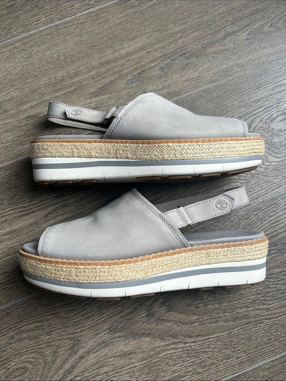Timberland Open Toe Espadrille Platform Sandal